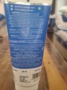 derma 2% sali cinamide anti-acne face wash