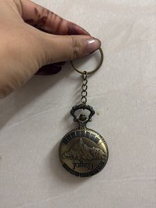 Vintage Pocket Watch Keychain