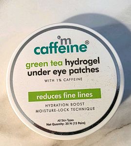 The mCaffeine Green Tea Hydrogel Under Eye Patches