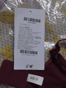 Comfortable Maroon Bra