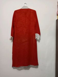 Womens Red Kurti