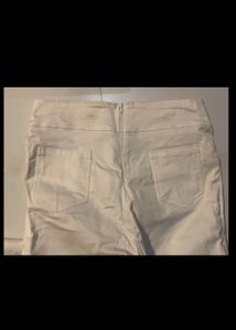 Branded White Jeans