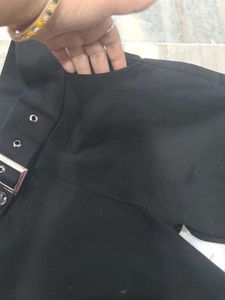 Stylish Black Belted  Trouser