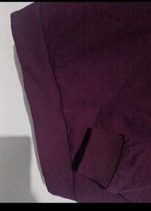 Burgundy and sea blue Sweatshirt combo