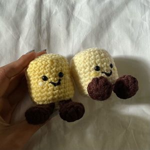 Handmade Crochet Matching marshmallows