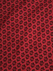 Maroon &amp; Black Printed Saree with Sequins