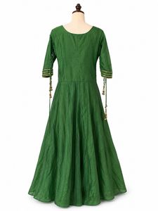 Green Kurta Set with Palazzo Pants