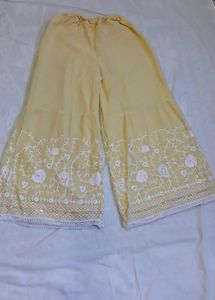 Creamy Light Yellow Suit Garara