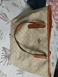 Coach Monogram Tote Bag