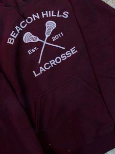 Maroon Lacrosse Hoodie