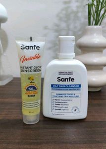 Sanfe Sunscreen &amp; Cleanser Set