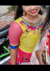 Pochampalli Ikat Design Silk Gown Long Dress