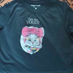 Tokyo Talkies "I'm so Vogue" Cat T-Shirt
