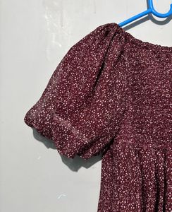 Floral Print Midi Dress