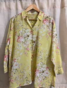 yellow floral shirt