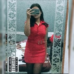Red Bodycon Belt Dress