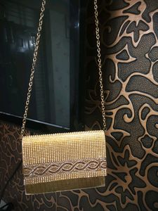 Golden Sling Bag