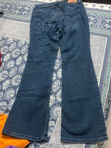 Levi's Flared Blue Denim Jeans