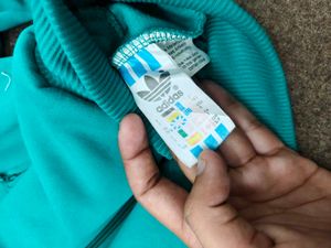 Adidas Teal &amp; White Track Jacket
