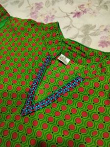 Vibrant Green Ethnic Kurta