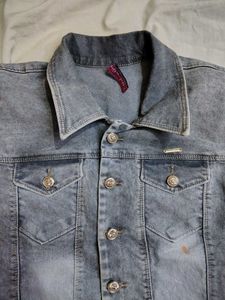 Stylish Washed Denim Jacket