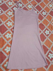 Sheer Pink Lace Dress