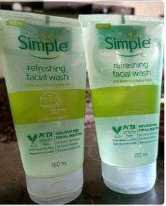 Combo Of 100% Kumkumadi Face Oil &amp; Simple 2 Facewa