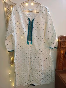 Cotton Straight Fit Kurta For Women