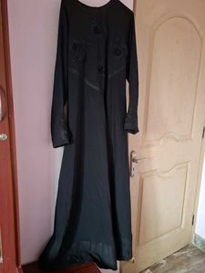 Elegant Black Abaya Gown