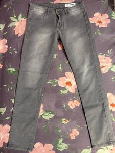 Gray & black combo Mens jeans