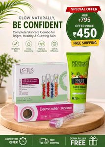 Lotus &amp; Bio Fresh Skincare Set (Free Shipping)