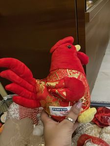 Red Rooster Plush Toy