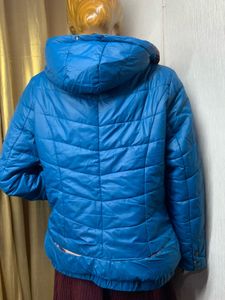 Stylish Blue Puffer Jacket