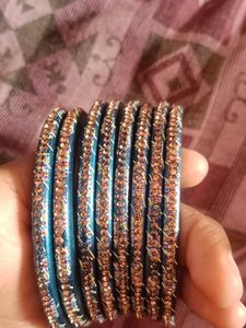 Set of Blue Bangles