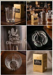 🥃 Royal Challenge Glasses (Set Of 2)