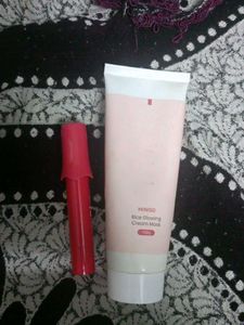 Miniso Rice Glowing Cream Mask &amp; Dot Key Product