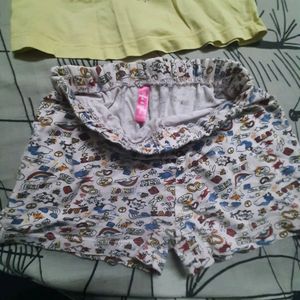 Pink &amp; Blue kids night wear (short and tee set)