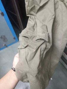 Olive Green Cargo Mini Dress