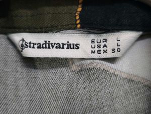Stradivarius Baroque Chain-Print Shirt Dress