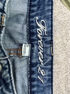Distressed Denim Shorts