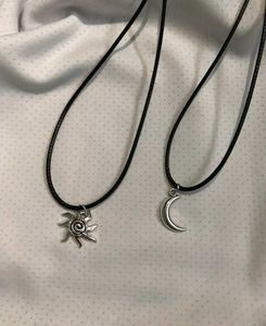 Sun and Moon Necklaces Set
