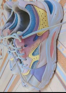 Pastel Color Block Sneakers