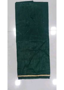 Elegant Rose pink Saree With Golden Zari Border