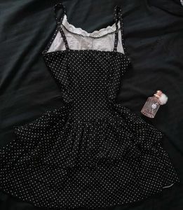 ᝰ.ᐟ Polka Dot Layered MiniDress
