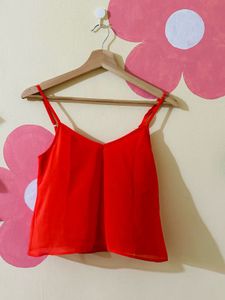 Vibrant Orange Cami Top