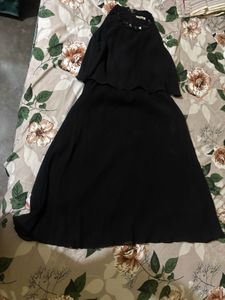 Elegant Black Sequined Gown