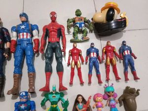 Assorted Action Figures &amp; Toys