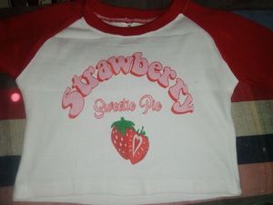 Strawberry Sweetie Pie Crop Top