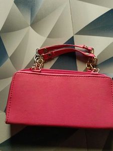 Pink &amp; Black Clutch Wallets