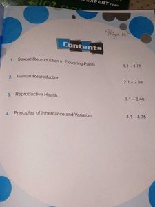 M. Krishna P.U. College Biology Textbook